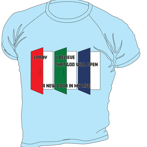 Doors Blue Shirt